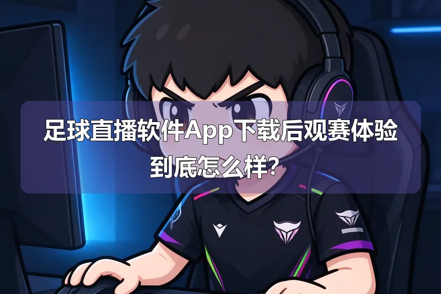 足球直播软件App下载后观赛体验到底怎么样？